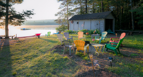 KKR Cottages bonfire site